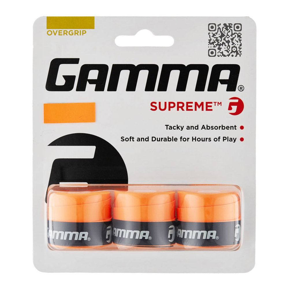 Gamma Supreme Tennis OverGrip - 3 Pack