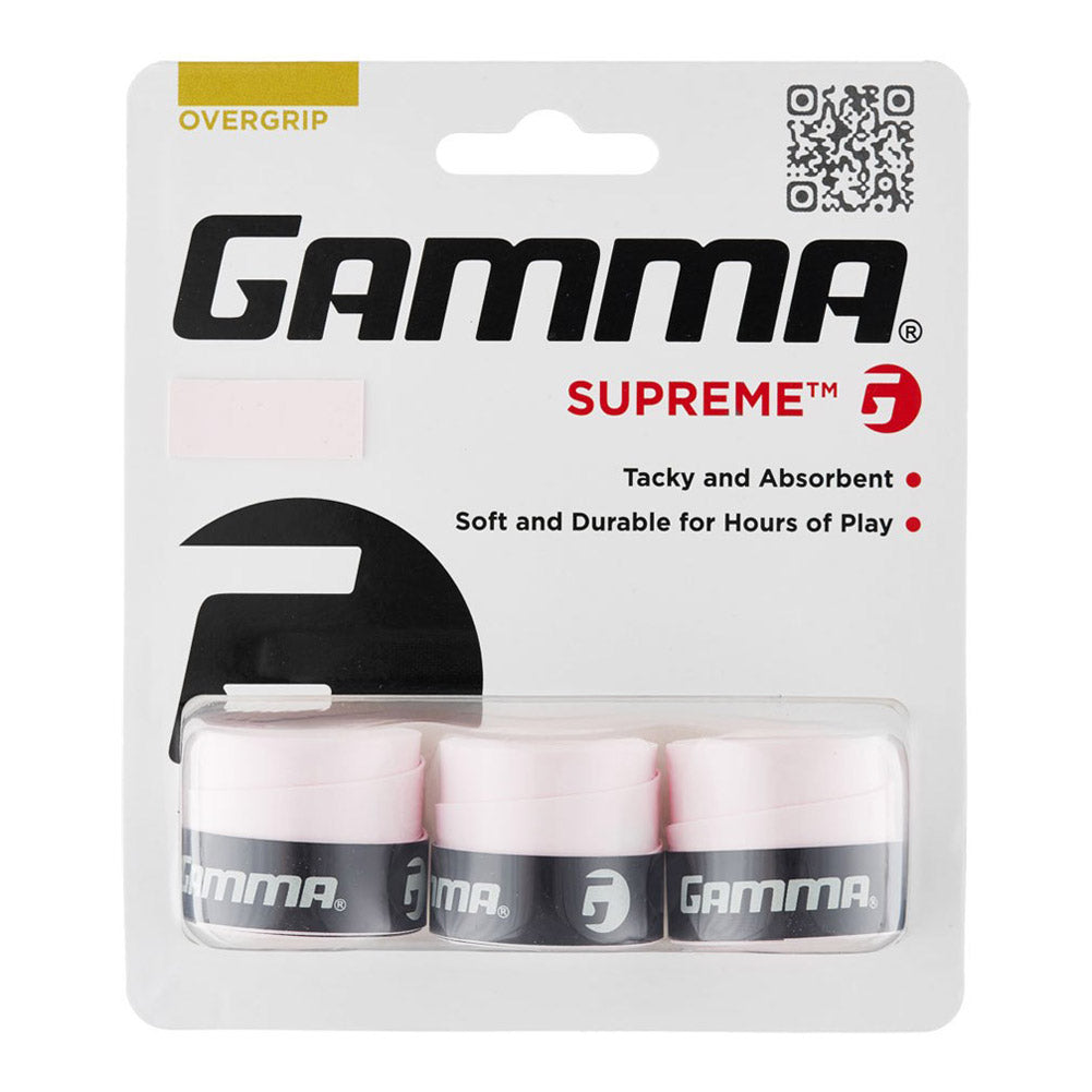Gamma Supreme Tennis OverGrip - 3 Pack