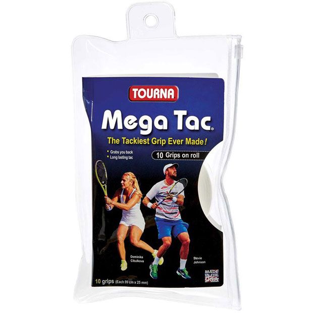 Tourna Mega Tac Tennis Overgrip - 10 Pack