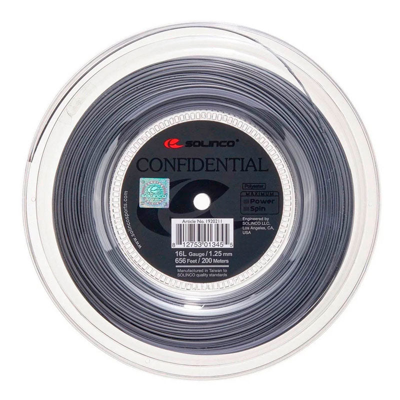 Solinco Confidential 16L Tennis String Reel
