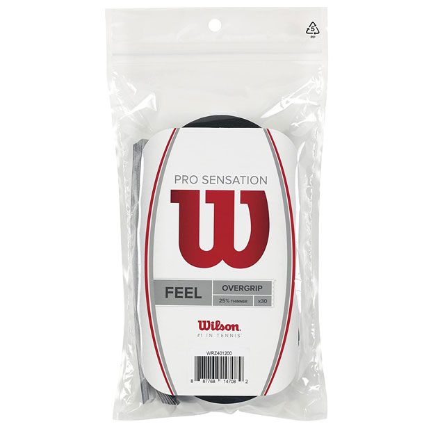 Wilson Pro Sensation Overgrip Black - 30 Pack