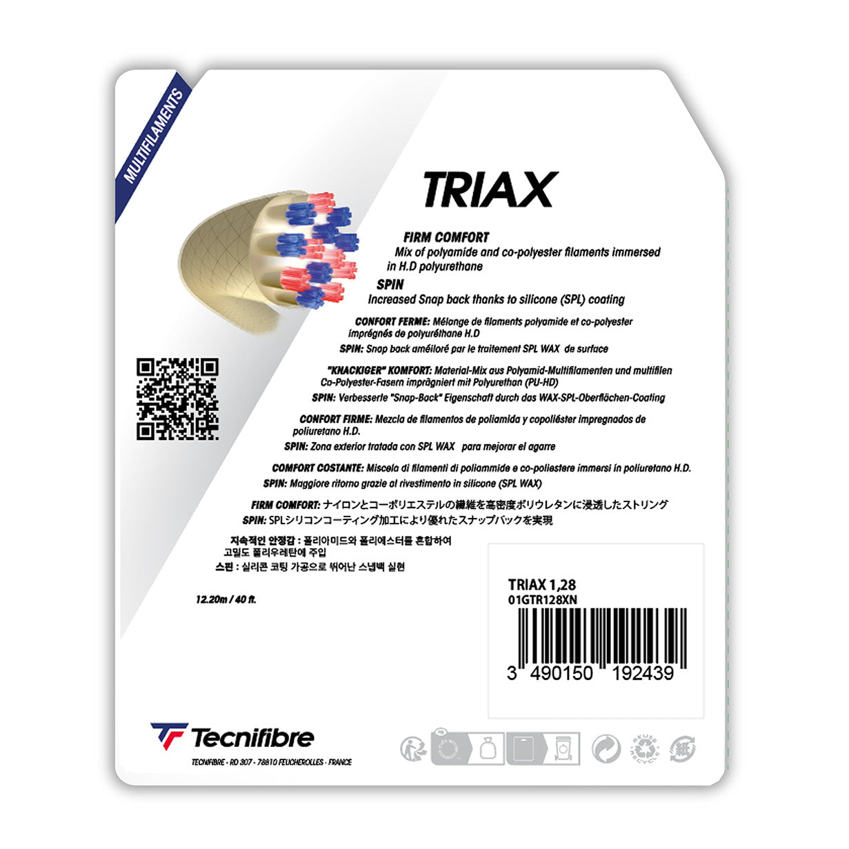 Tecnifibre Triax 16 Tennis String