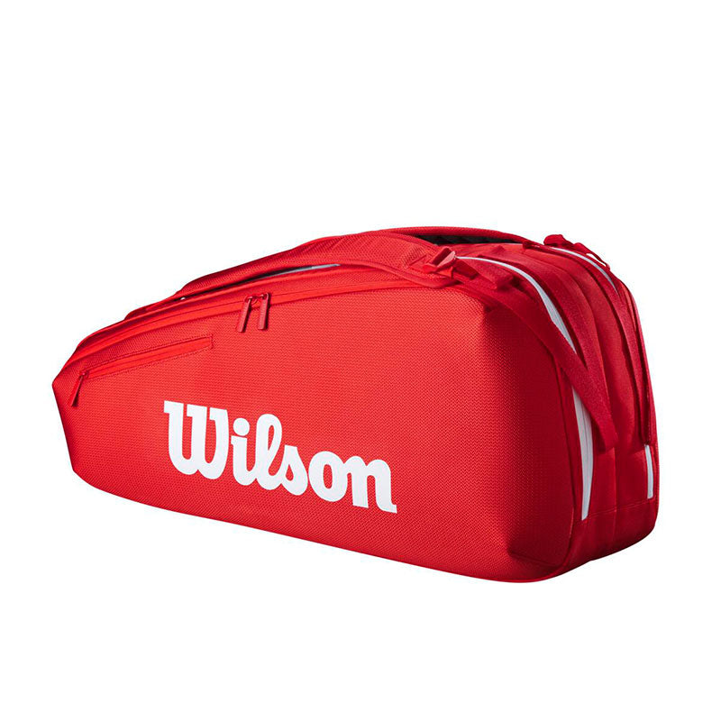 Wilson Super Tour Red 6 Pack Tennis Bag 2025