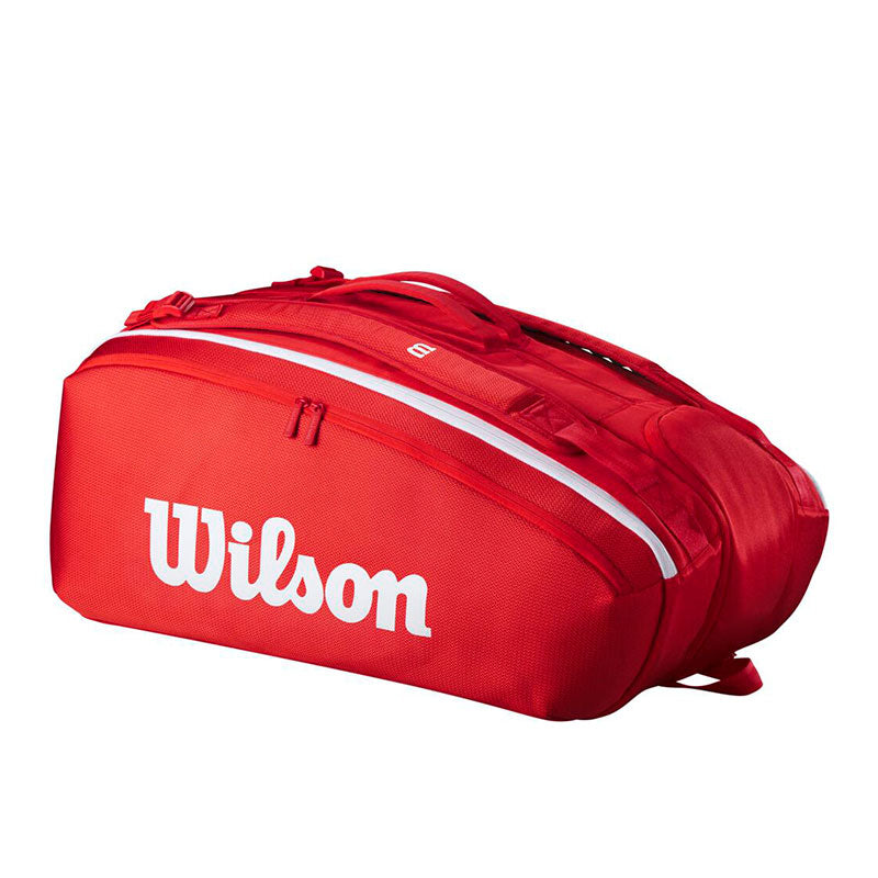 Wilson Super Tour Red 15 Pack Tennis Bag 2025