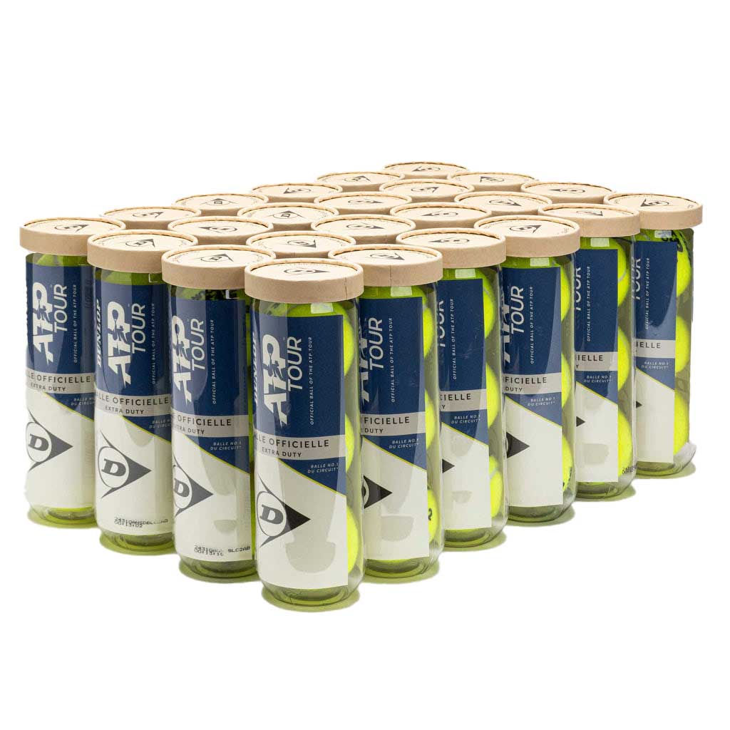 Dunlop ATP Tour Extra Duty Tennis Ball Case 24 Cans