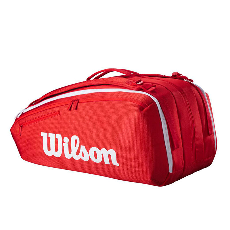 Wilson Super Tour Red 15 Pack Tennis Bag 2025