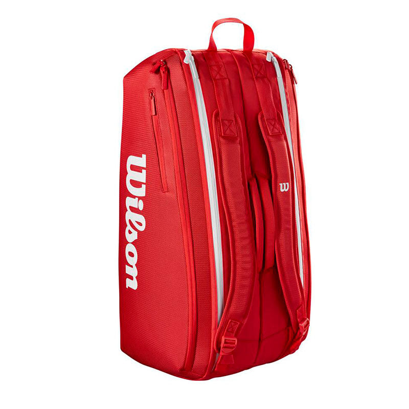 Wilson Super Tour Red 9 Pack Tennis Bag 2025