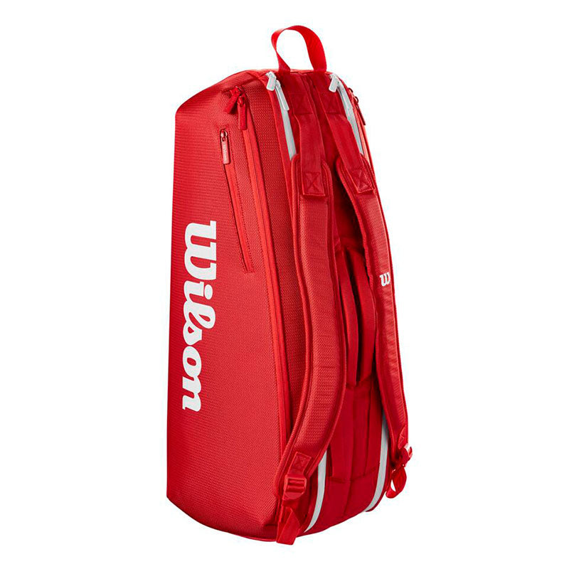 Wilson Super Tour Red 6 Pack Tennis Bag 2025