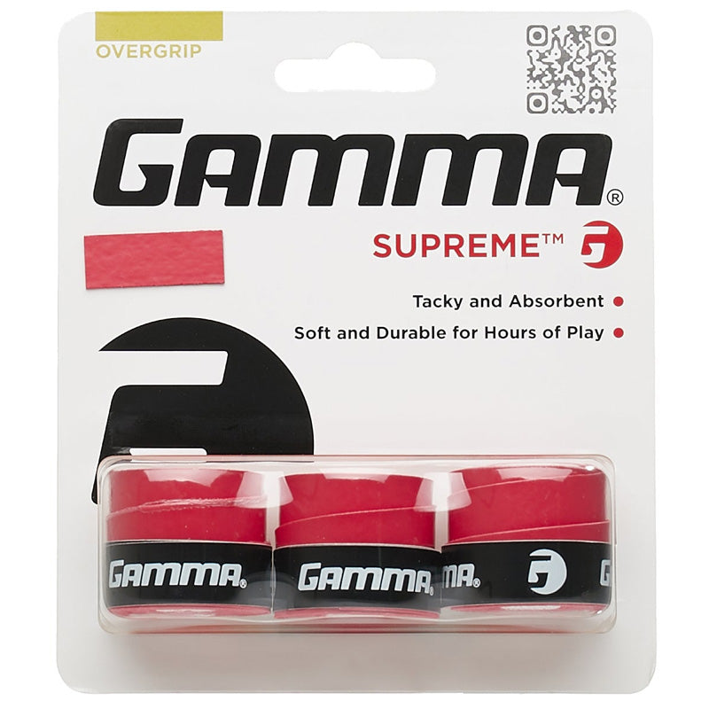 Gamma Supreme Tennis OverGrip - 3 Pack