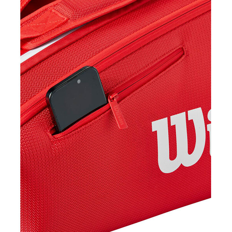 Wilson Super Tour Red 6 Pack Tennis Bag 2025