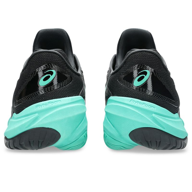 Asics Men's Court FF 3 Tennis Shoes Black and Aurora Green