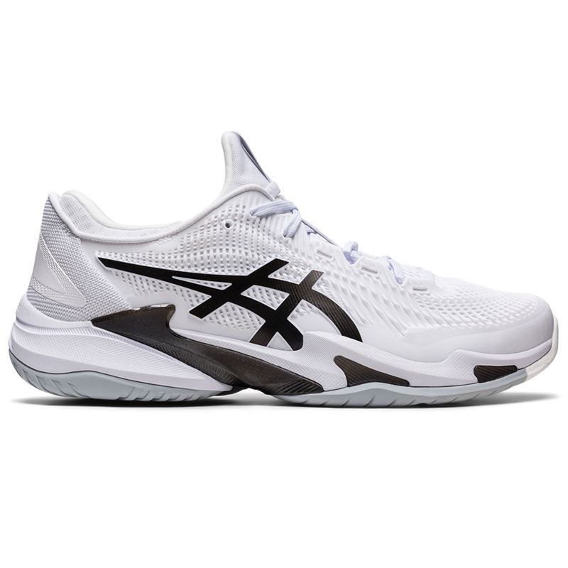 Asics Men's Court FF 3 Tennis Shoes White and Black