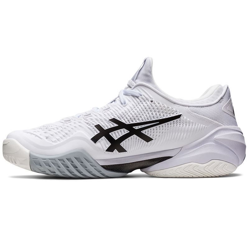 Asics Men's Court FF 3 Tennis Shoes White and Black