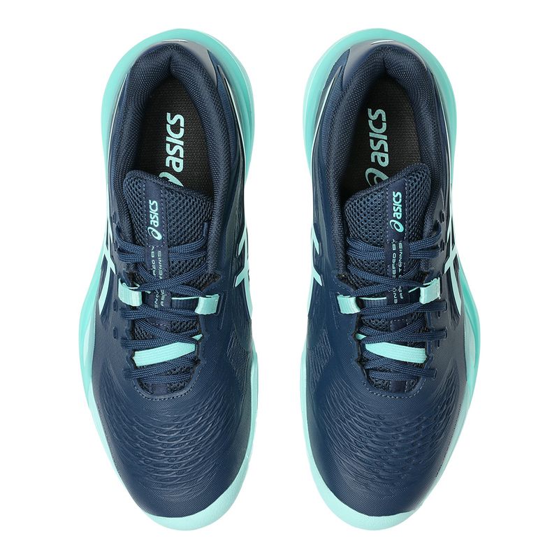 Asics Men's Gel Resolution X Tennis Shoes Night Sky and Illuminate Mint