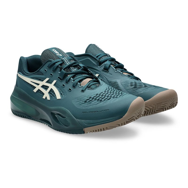 Asics Men's Gel Resolution X Saxon Green and Birch
