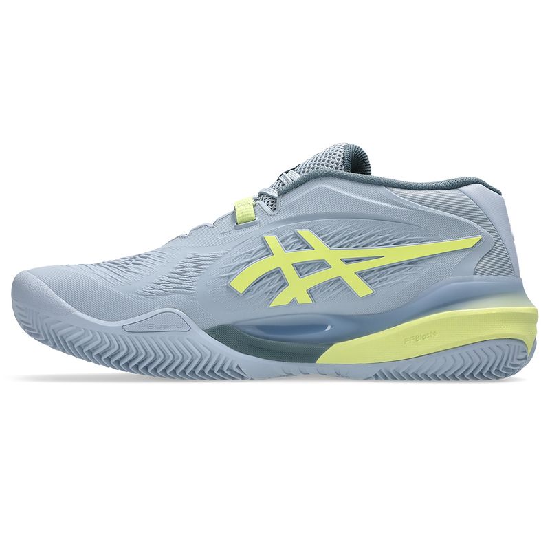 Asics Men's Gel Resolution X Clay Grey Blue and Pistachio