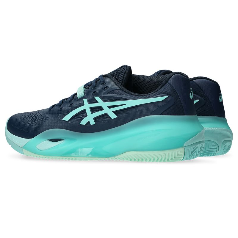 Asics Men's Gel Resolution X Clay Night Sky and Illuminate Mint