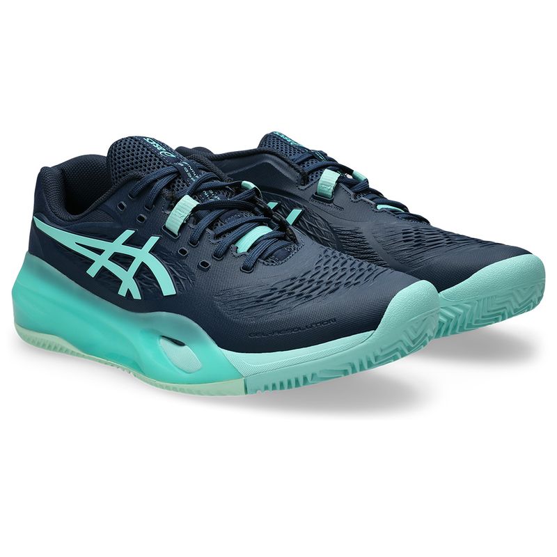 Asics Men's Gel Resolution X Clay Night Sky and Illuminate Mint