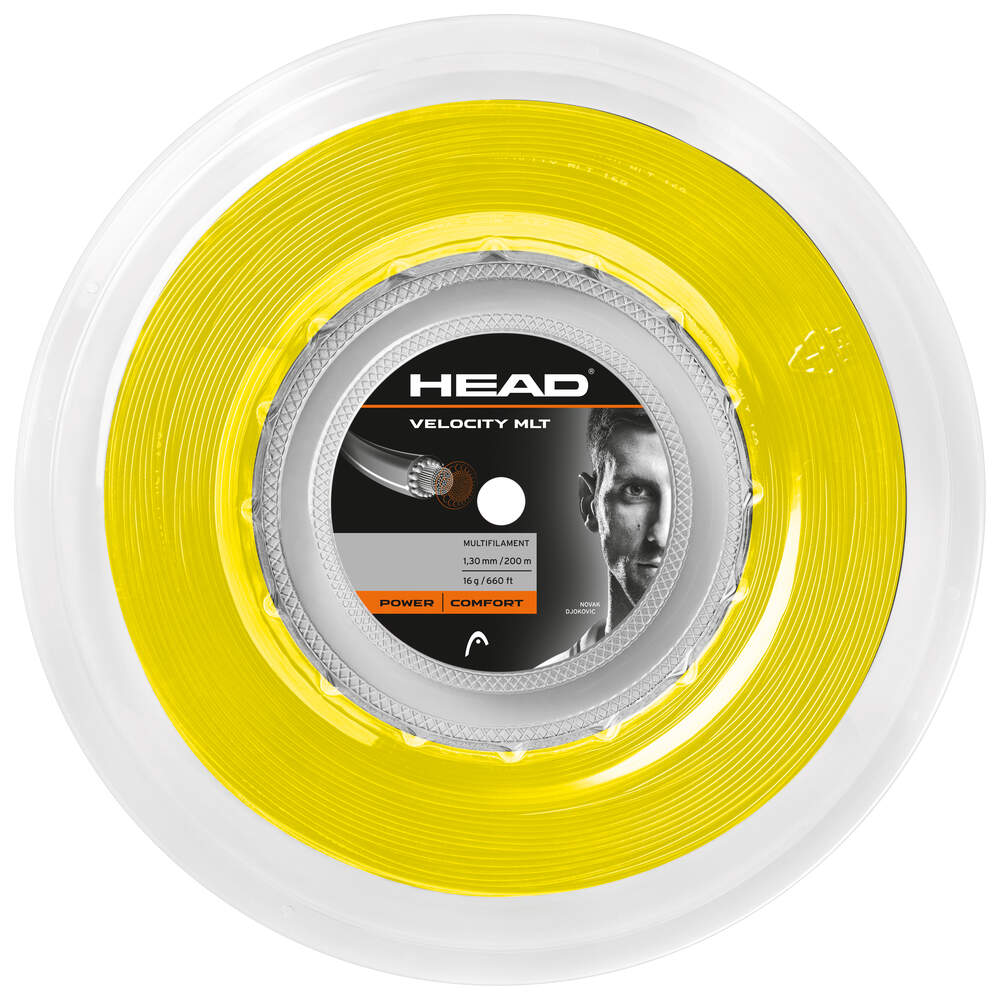 Head Velocity MLT 16 Reel Tennis String Yellow