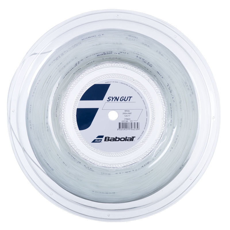 Babolat Synthetic Gut 17 Tennis String Reel White