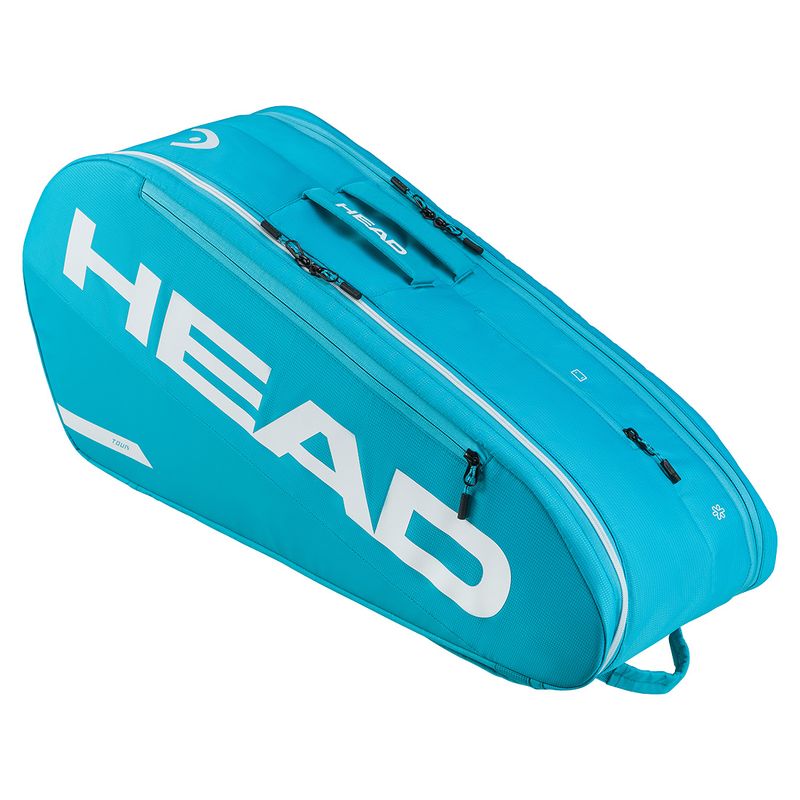 Head Tour M Tennis Racquets Bag 6 Pack Blue