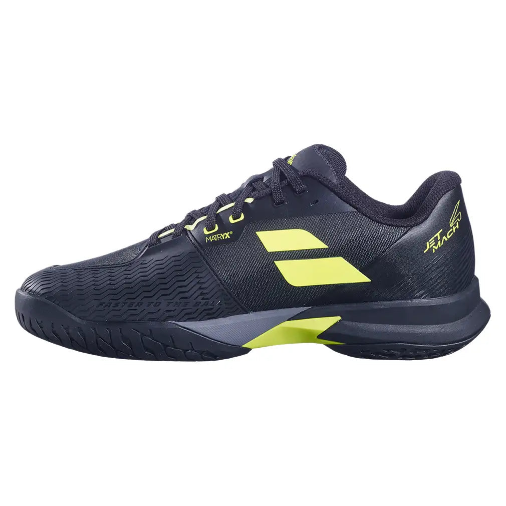 Babolat Jet Mach 4 All Court Men Tennis Shoes Black and Aero