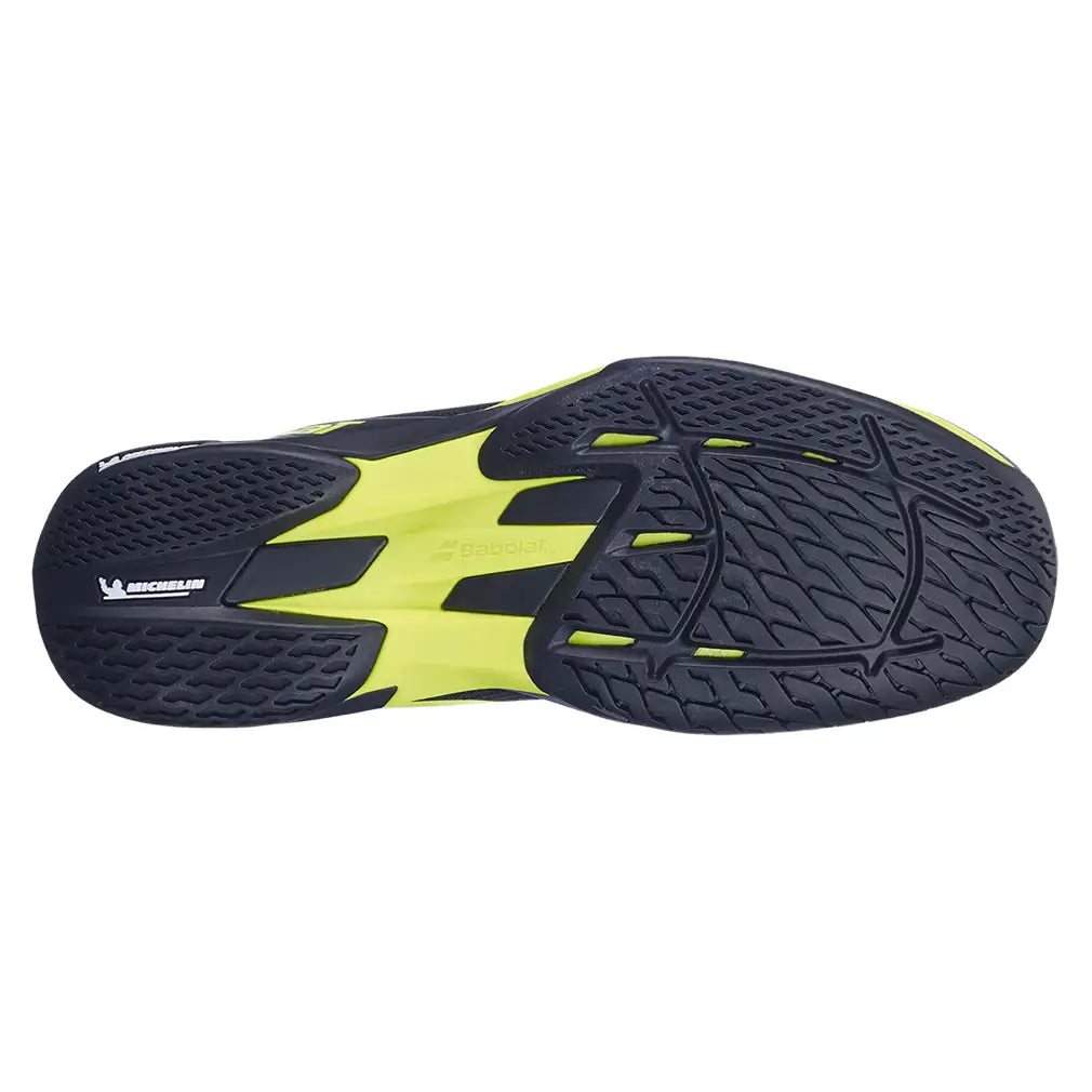 Babolat Jet Mach 4 All Court Men Tennis Shoes Black and Aero