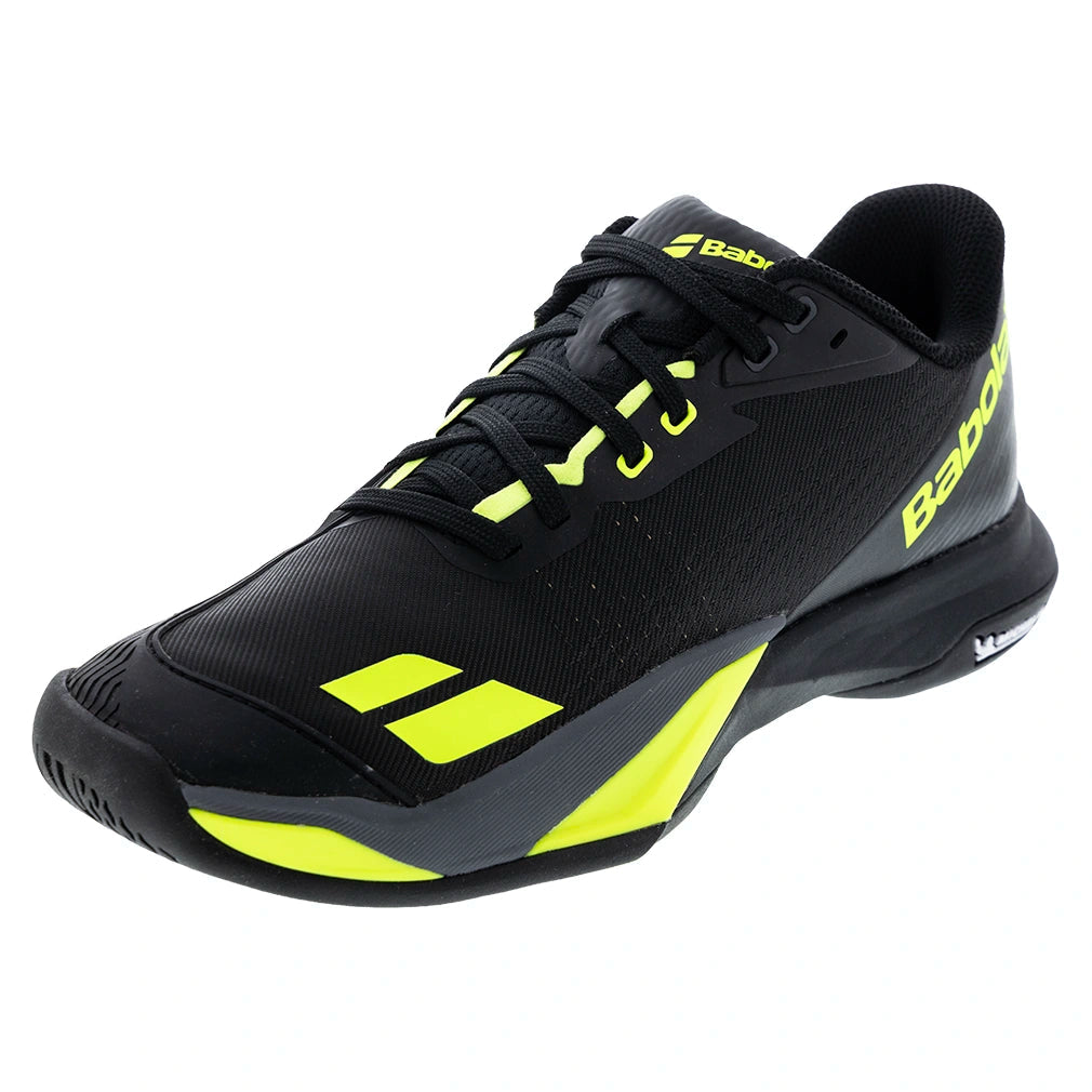 Babolat Jet Mach 4 All Court Men Tennis Shoes Black and Aero