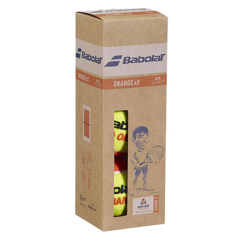 Babolat Orange Tennis Balls 3 Pack