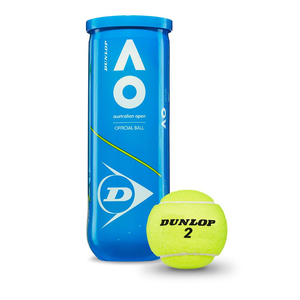 Dunlop Australian Open Tennis Ball Single Can