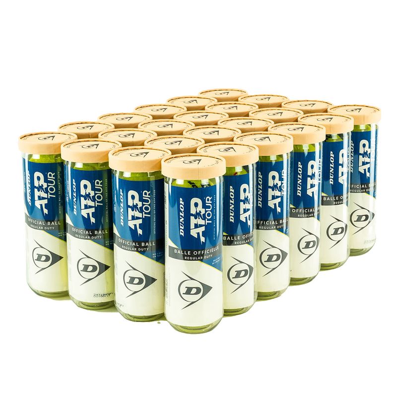 Dunlop ATP Tour Regular Duty Tennis Ball Case 24 Cans