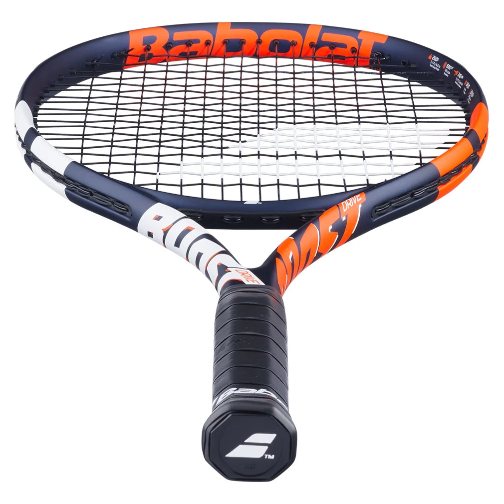 Babolat Boost Drive Tennis Racquet Blue Orange Prestrung