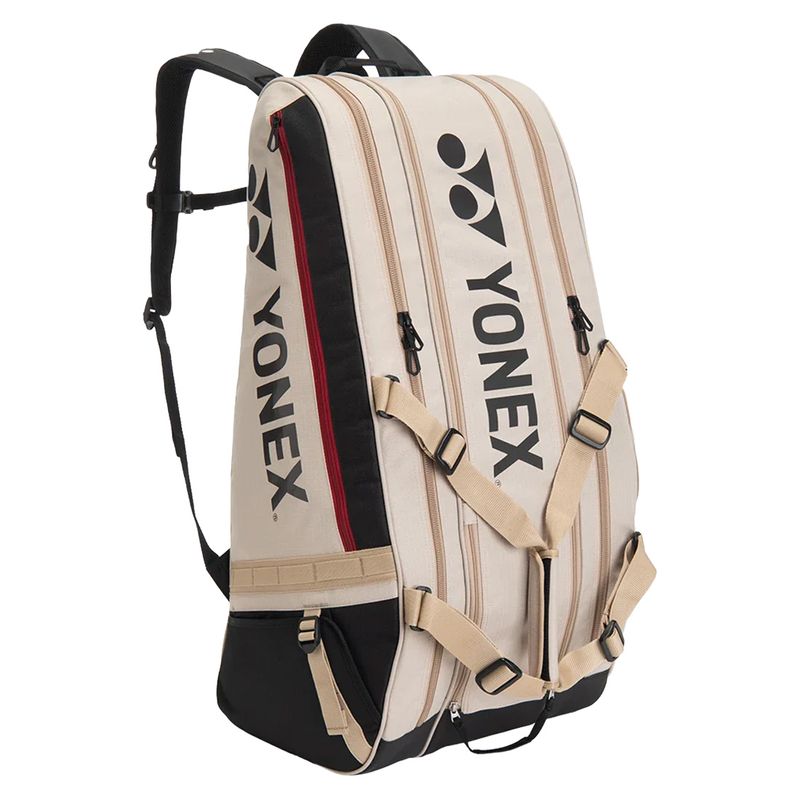 Yonex Gearlogic 9 Pack Tennis Racquet Bag Beige