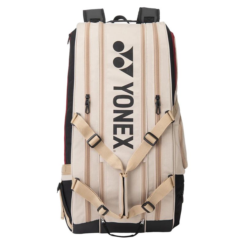 Yonex Gearlogic 9 Pack Tennis Racquet Bag Beige