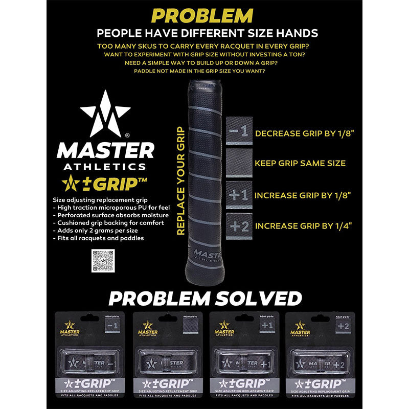 Master Athletics + / - Grip Size Adjusting Replacement Grip