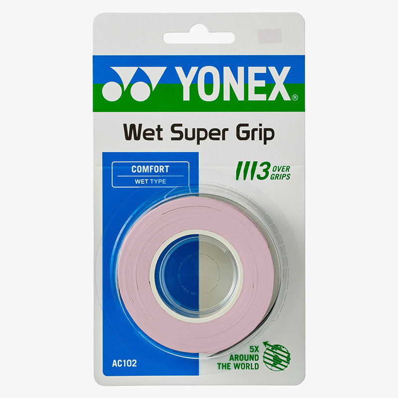 Yonex Wet Super Grap Tennis Overgrips- 3 Pack