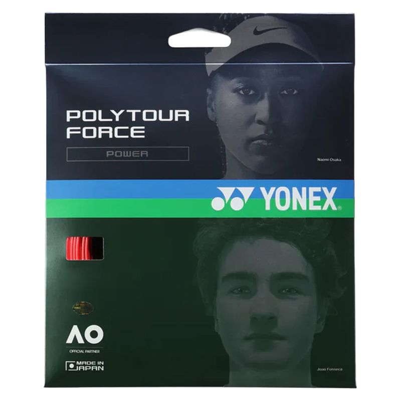 Yonex PolyTour Force 16 / 130 Tennis String Bright Red