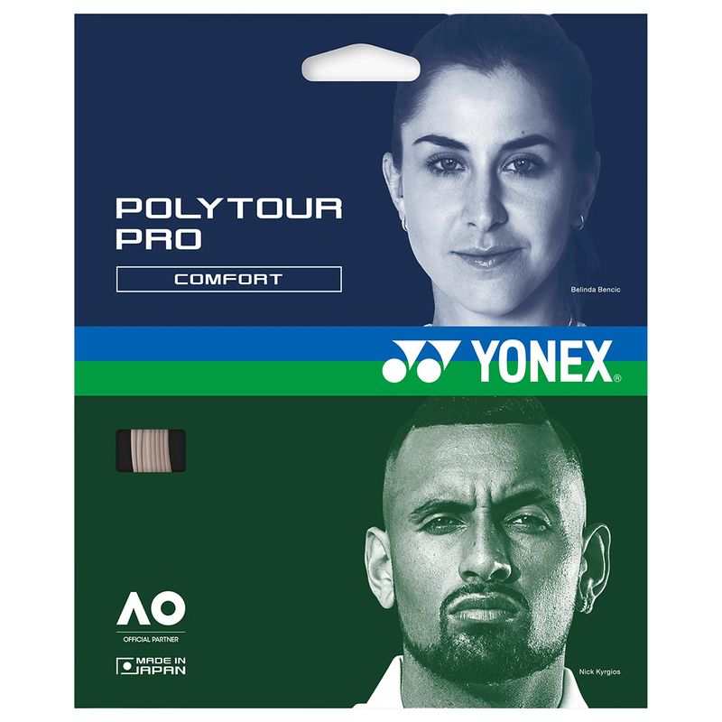 Yonex PolyTour Pro 16L Tennis String Warm Grey