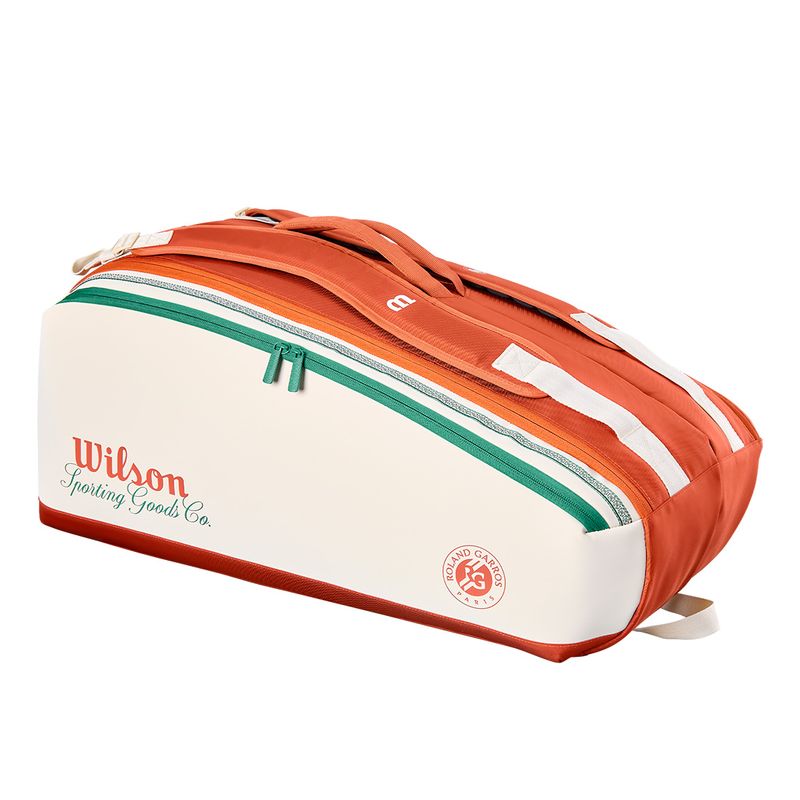 Wilson Roland Garros 9 Pack Tennis Bag Cream 2026