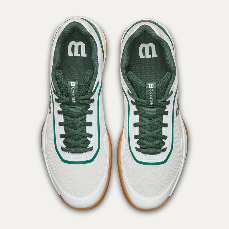 Wilson Men's CourtGlide Tennis Shoes White and Sycamore
