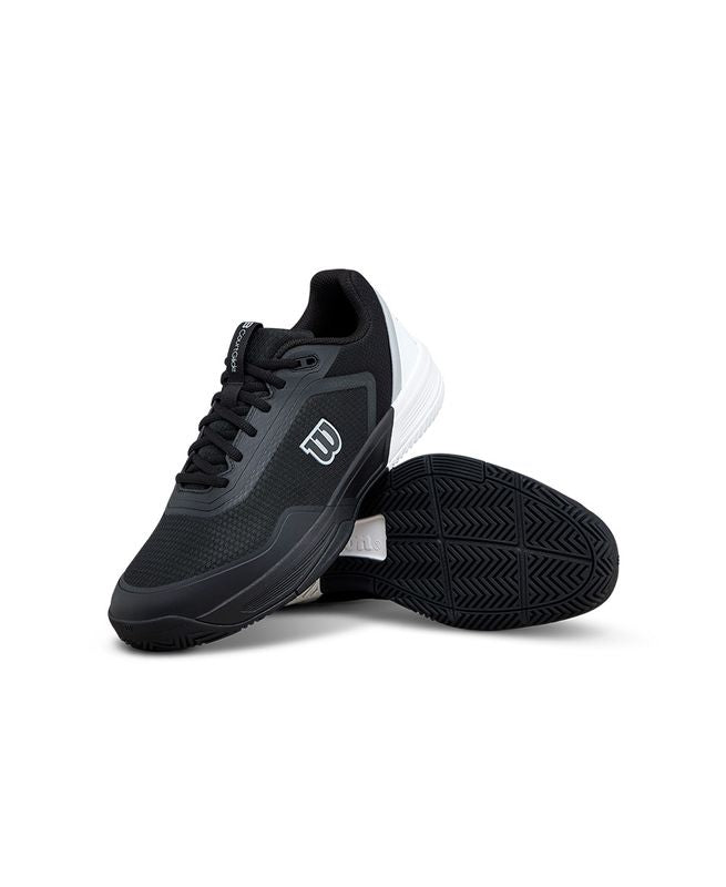 Wilson Men's CourtGlide Tennis Shoes Black and White