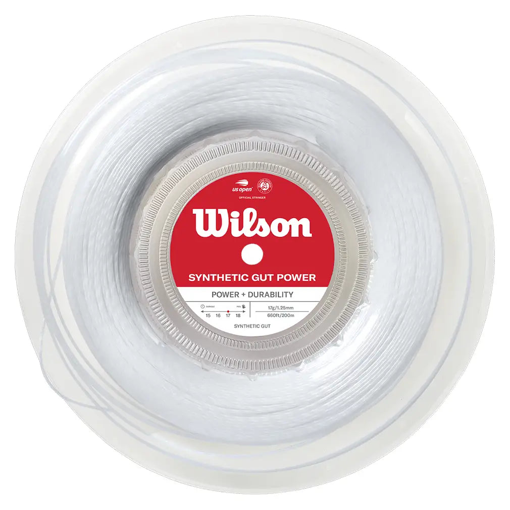 Wilson Synthetic Gut 17 Reel Tennis String