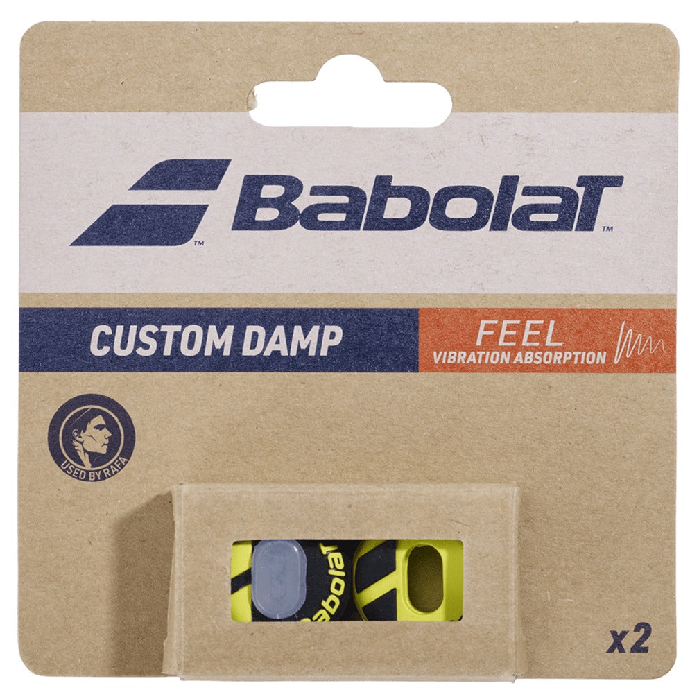 Antivibrador Babolat Custom Damp - Preto e Amarelo Antivibrador Babolat Custom Damp - Preto e Amarelo
