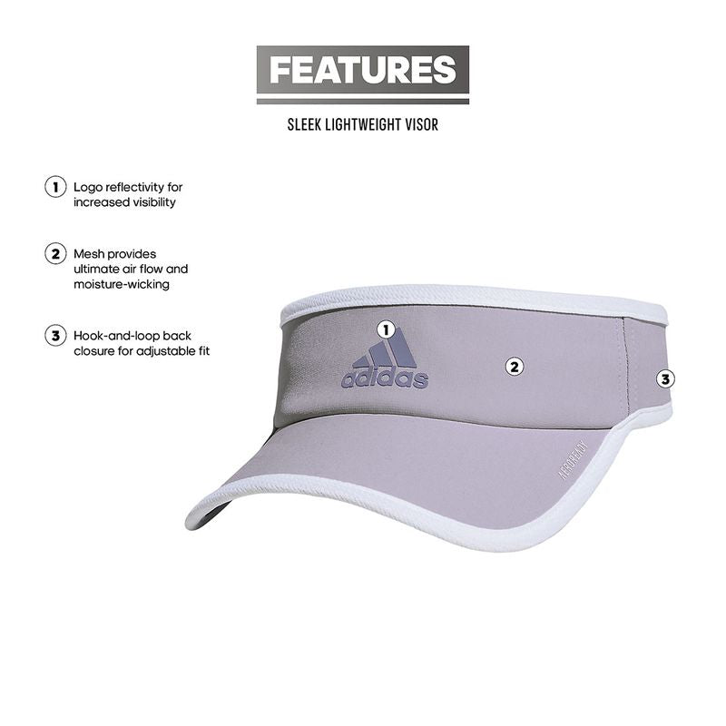 Adidas women's hot sale tennis visor